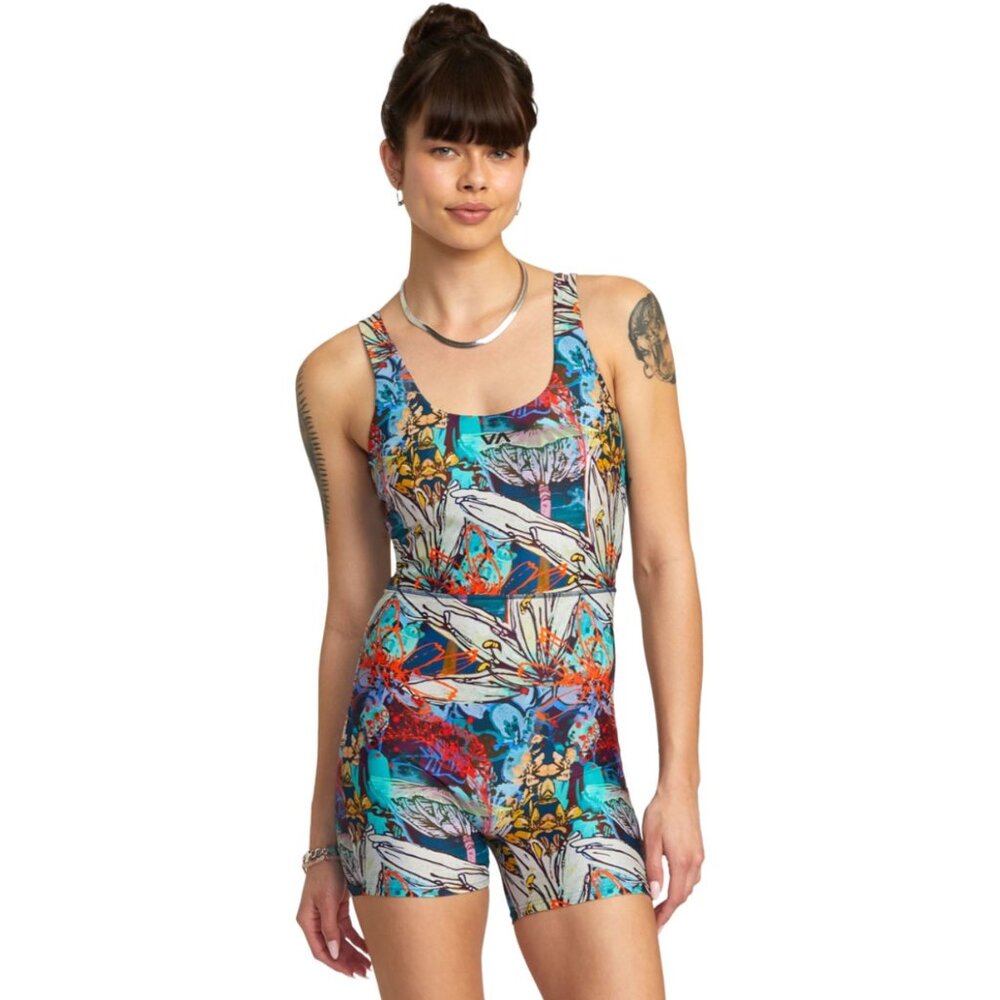 RVCA Sage Essential Unitard, jade